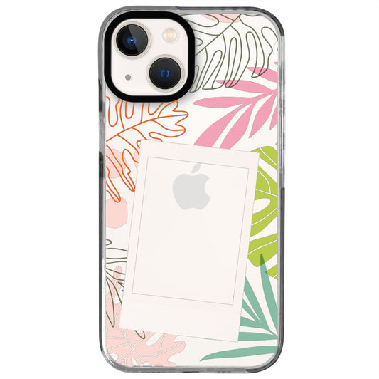 iPhone 13 Mini Leaves Polaroid Telefon Kılıfı