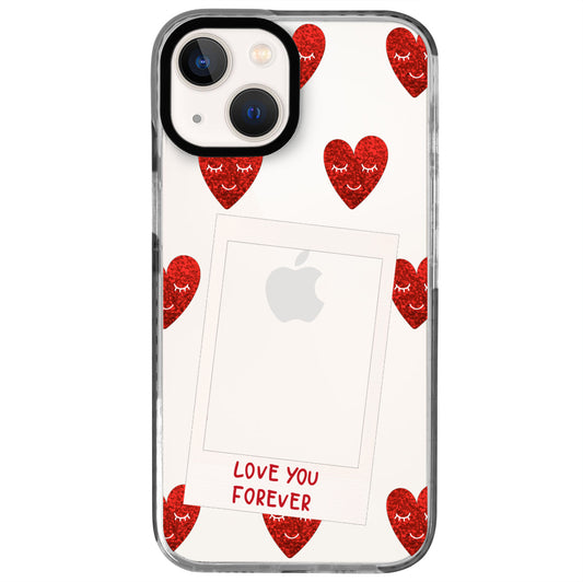 iPhone 13 Mini Love You Forever Polaroid Telefon Kılıfı