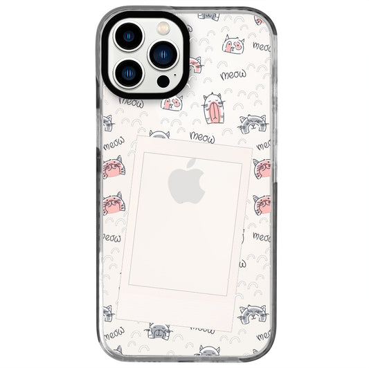 iPhone 13 Pro Max Sweet Cat Polaroid Telefon Kılıfı