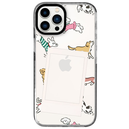 iPhone 13 Pro Max Sweet Dog Polaroid Telefon Kılıfı