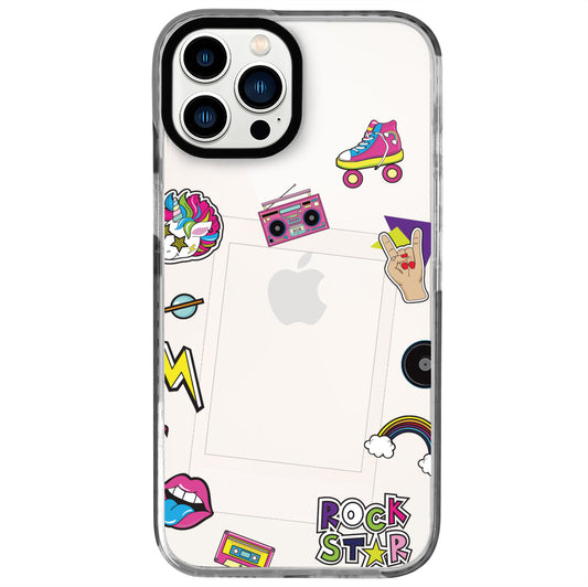 iPhone 13 Pro Rock Star Polaroid Telefon Kılıfı