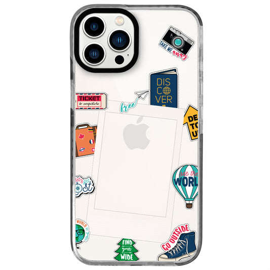 iPhone 13 Pro De Tour Polaroid Telefon Kılıfı