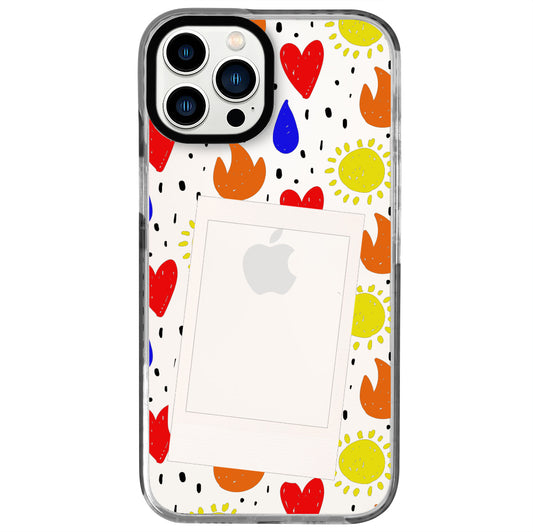 iPhone 13 Pro Hot Sun Polaroid Telefon Kılıfı