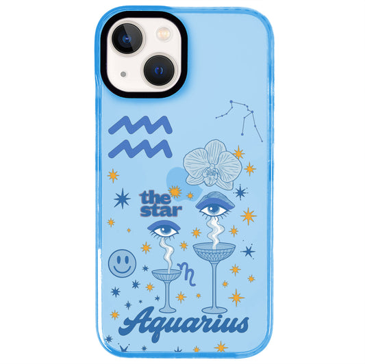 iPhone 14 Plus Kova Burcu The Emperor Telefon Kılıfı - Azure