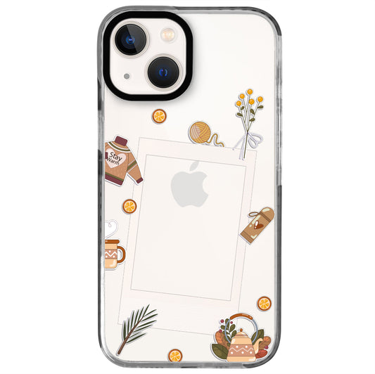 iPhone 14 Plus Stay Warm Polaroid Telefon Kılıfı