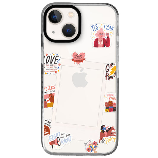 iPhone 14 Plus Sisters Trust Polaroid Telefon Kılıfı