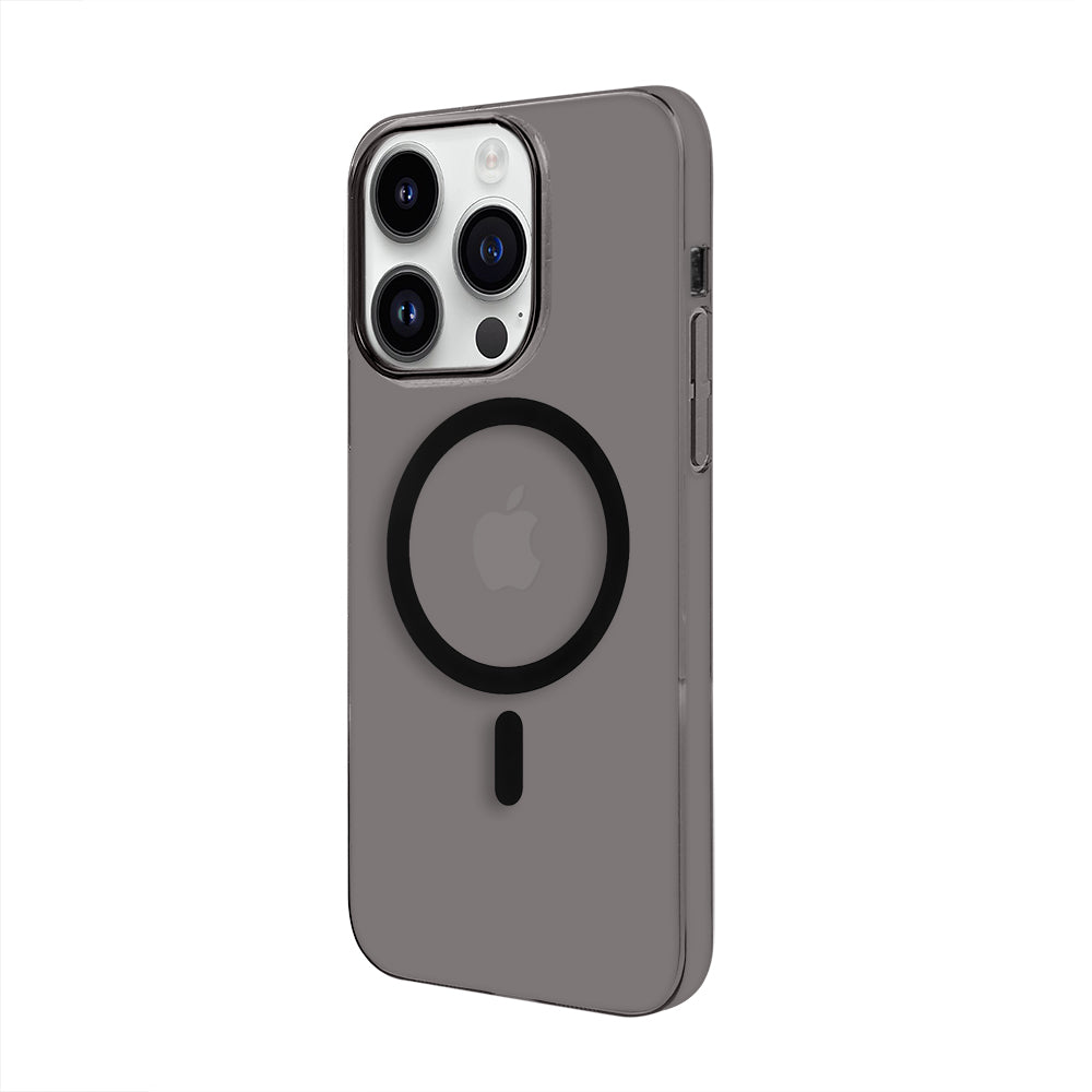 iPhone 15 Pro Max Thine Transparent Magsafe Case Siyah