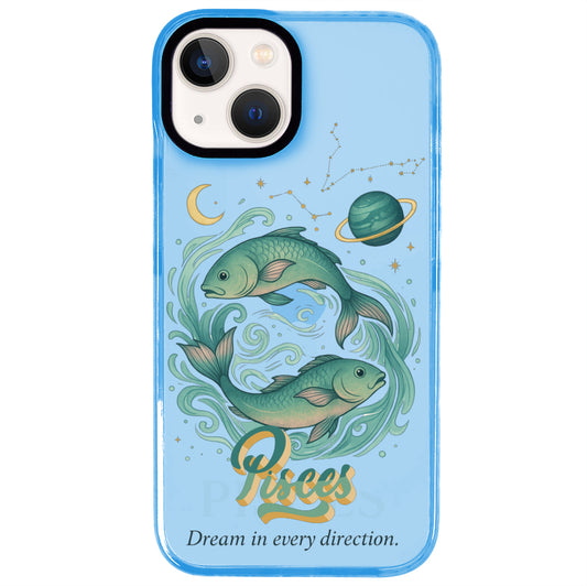 iPhone 15 Plus Balık Burcu Way of Aries Telefon Kılıfı - Azure