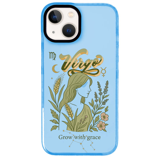 iPhone 15 Plus Başak Burcu Way of Aries Telefon Kılıfı - Azure