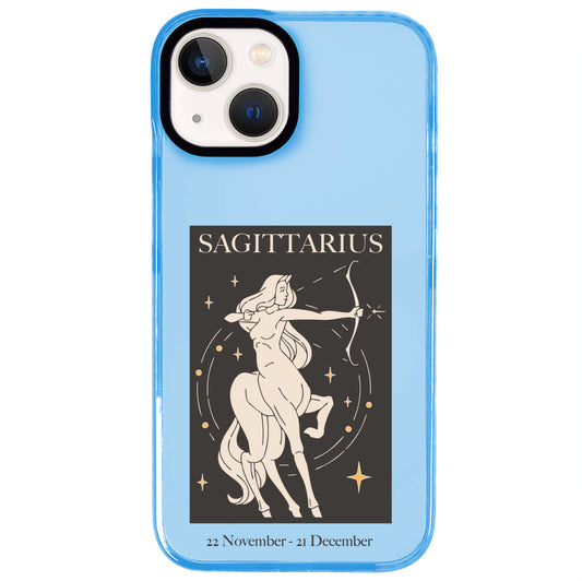 iPhone 15 Plus Yay Burcu History of Zodiac Telefon Kılıfı - Azure