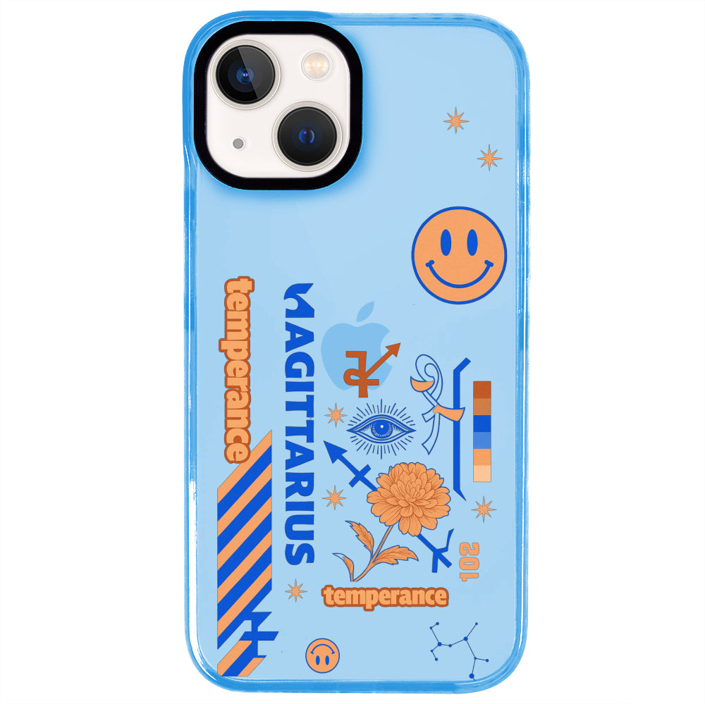 iPhone 15 Plus Yay Burcu The Emperor Telefon Kılıfı - Azure