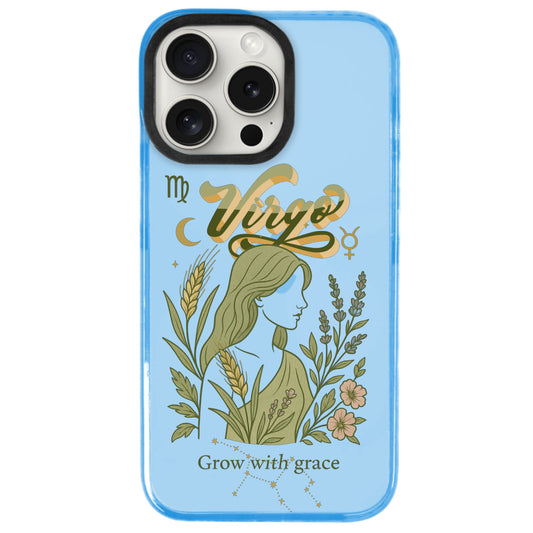 iPhone 15 Pro Max Başak Burcu Way of Aries Telefon Kılıfı - Azure