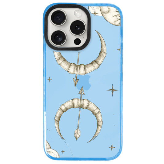 iPhone 15 Pro Max Yay Burcu Soft Stars Telefon Kılıfı - Azure