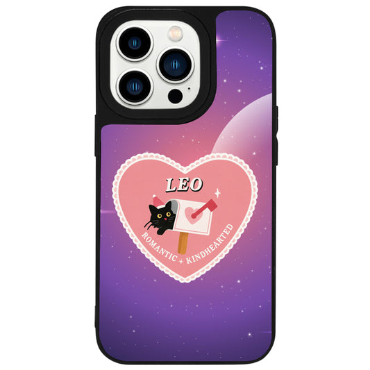 iPhone 15 Pro Max Aslan Burcu Heart In Stars Telefon Kılıfı - Popsoketsiz