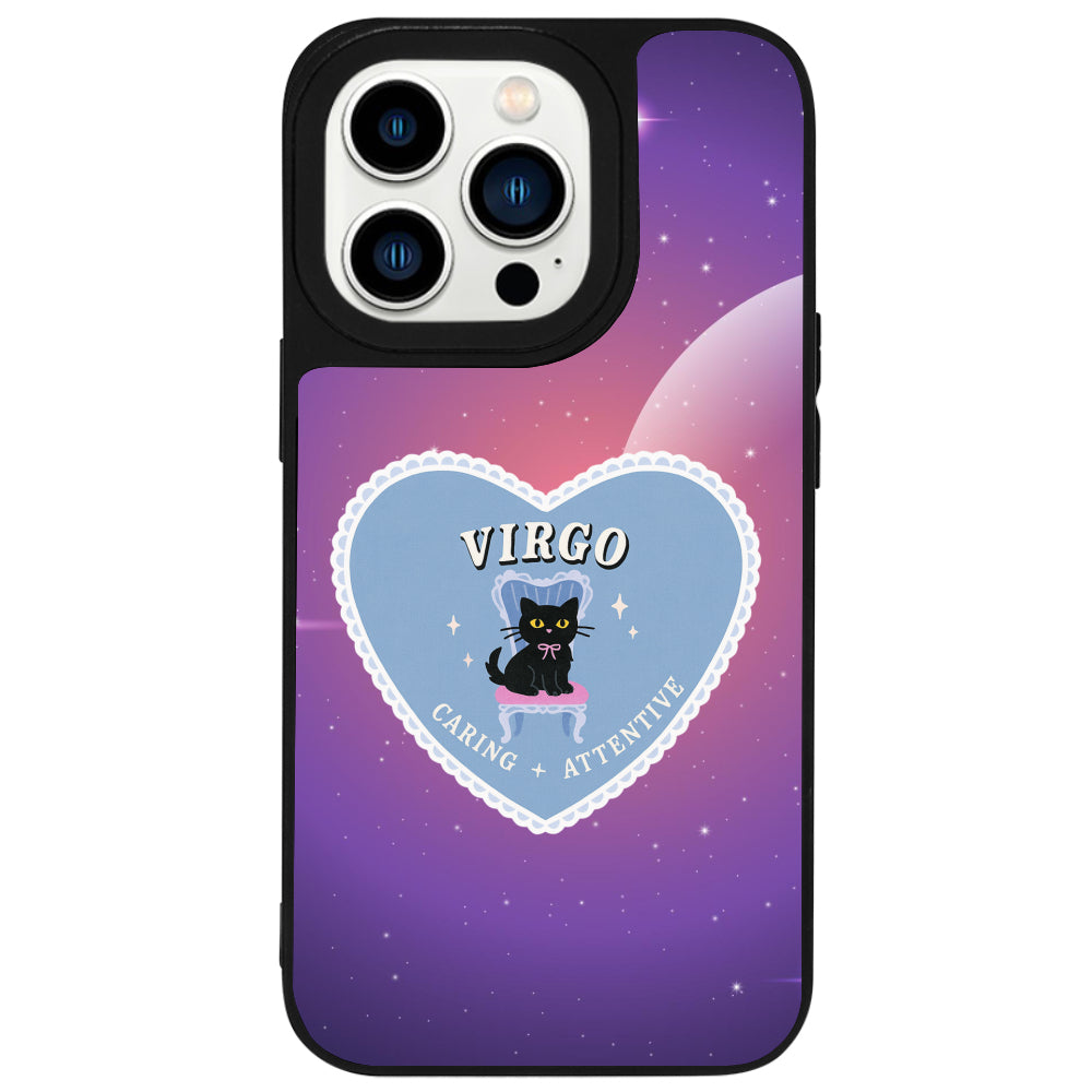 iPhone 15 Pro Max Başak Burcu Heart In Stars Telefon Kılıfı - Popsoketsiz