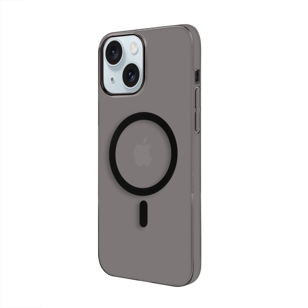 iPhone 15 Thine Transparent Magsafe Case Siyah