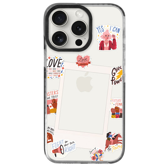 iPhone 15 Pro Max Sisters Trust Polaroid Telefon Kılıfı
