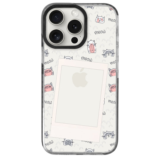 iPhone 15 Pro Max Sweet Cat Polaroid Telefon Kılıfı