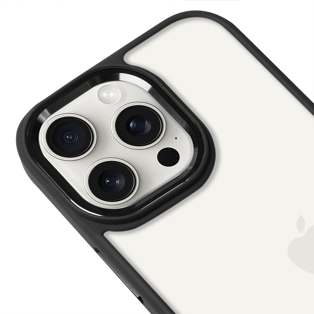 Apple iPhone 15 Pro Max Renkli Lux Basic Siyah