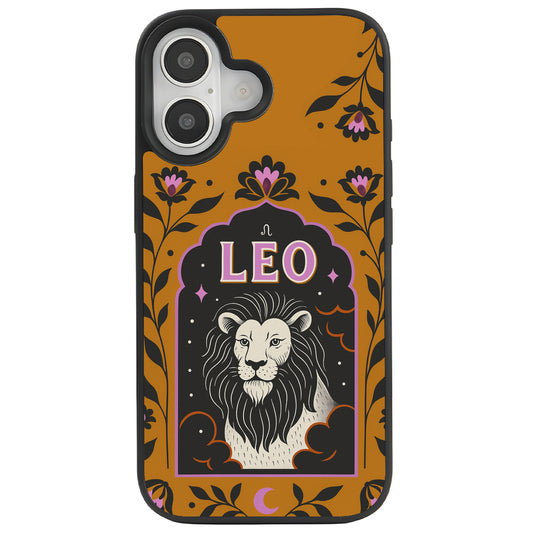 iPhone 16 Aslan Burcu Night Stars Telefon Kılıfı - Popsoketsiz