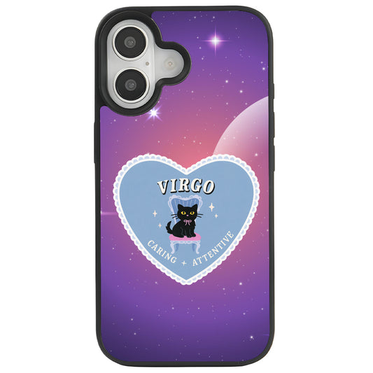 iPhone 16 Başak Burcu Heart In Stars Telefon Kılıfı - Popsoketsiz