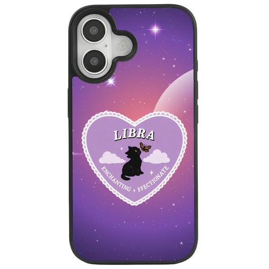 iPhone 16 Terazi Burcu Heart In Stars Telefon Kılıfı - Popsoketsiz