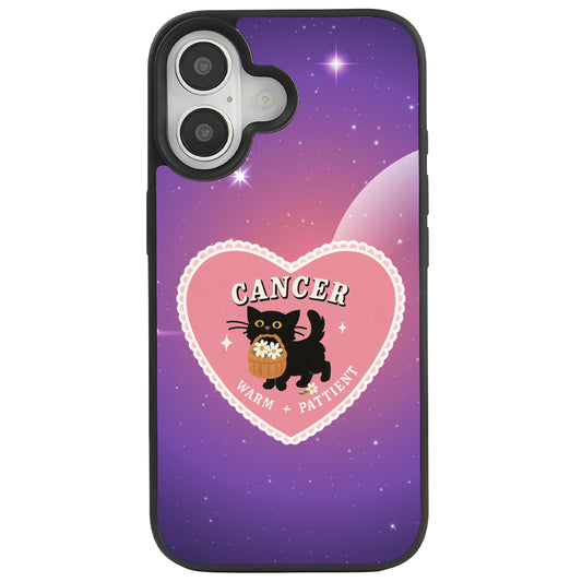 iPhone 16 Yengeç Burcu Heart In Stars Telefon Kılıfı - Popsoketsiz