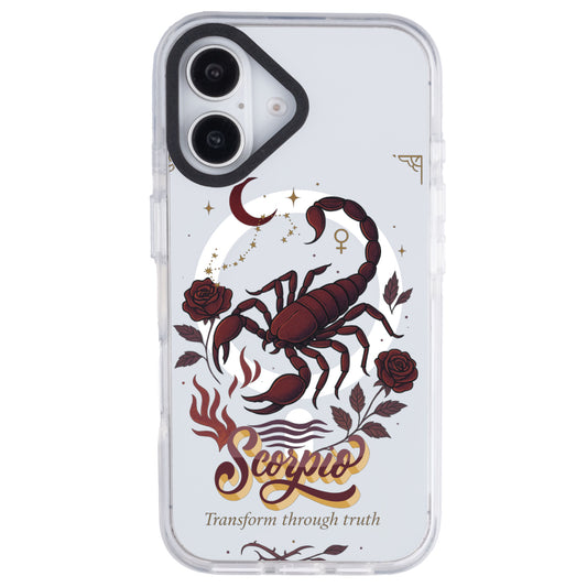 iPhone 16 Akrep Burcu Way of Aries Telefon Kılıfı - Beyaz