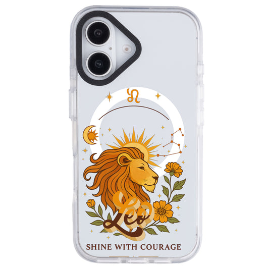 iPhone 16 Aslan Burcu Way of Aries Telefon Kılıfı - Beyaz