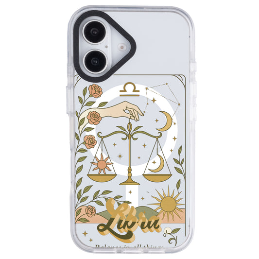 iPhone 16 Terazi Burcu Way of Aries Telefon Kılıfı - Beyaz