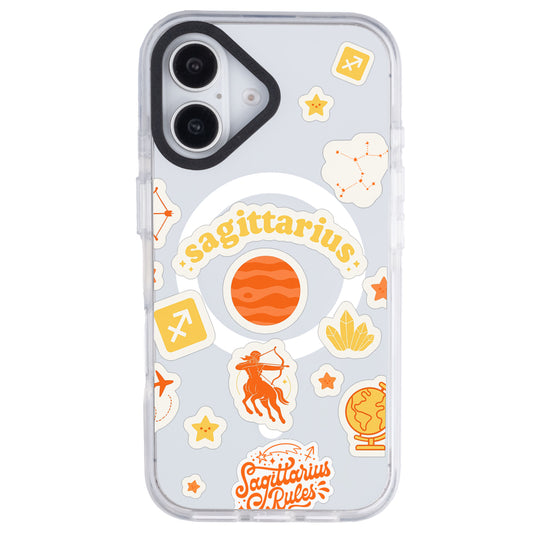 iPhone 16 Yay Burcu Sweet Rules Telefon Kılıfı - Beyaz