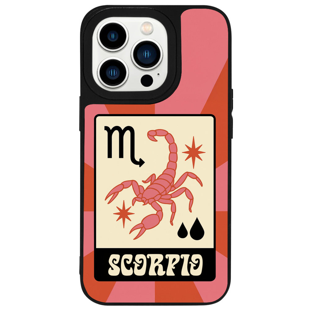 iPhone 16 Pro Akrep Burcu Sun Light Stars Telefon Kılıfı - Popsoketsiz