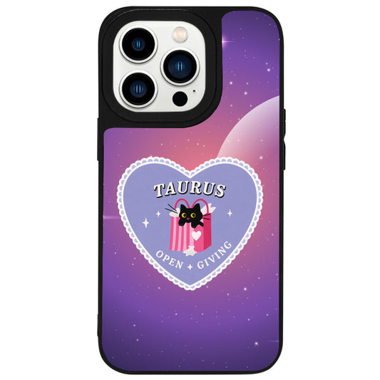 iPhone 16 Pro Boğa Burcu Heart In Stars Telefon Kılıfı - Popsoketsiz