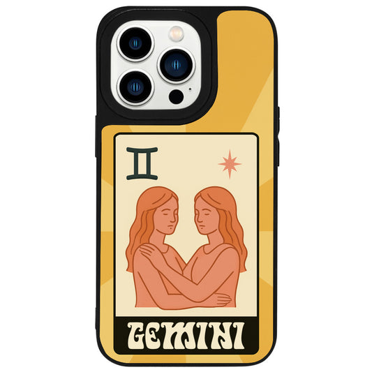 iPhone 16 Pro İkizler Burcu Sun Light Stars Telefon Kılıfı - Popsoketsiz