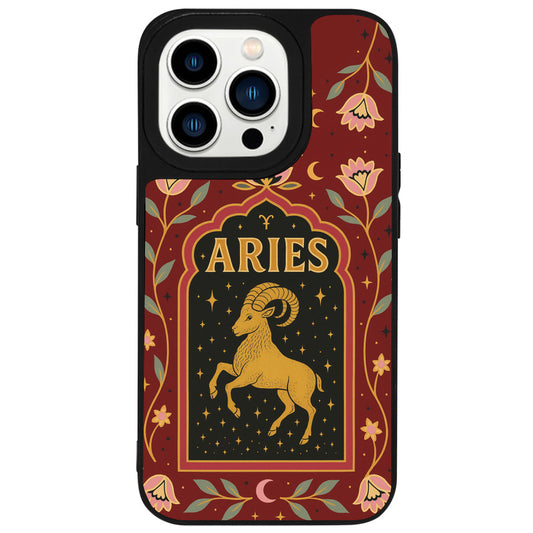 iPhone 16 Pro Koç Burcu Night Stars Telefon Kılıfı - Popsoketsiz