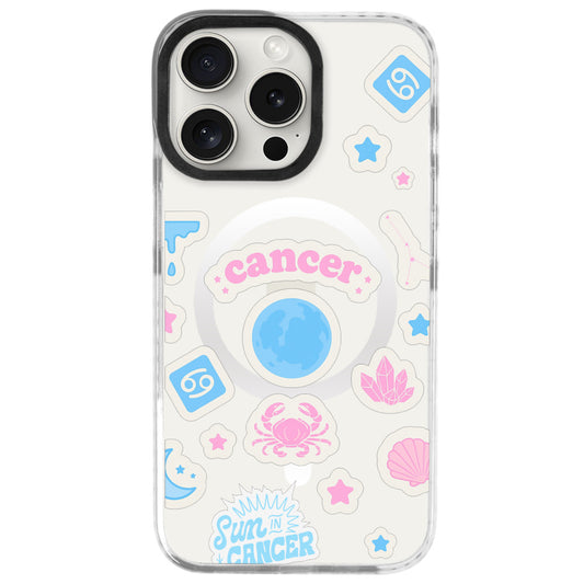 iPhone 16 Pro Yengeç Burcu Sweet Rules Telefon Kılıfı - Beyaz