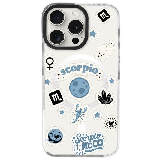 iPhone 16 Pro Max Akrep Burcu Sweet Rules Telefon Kılıfı - Beyaz