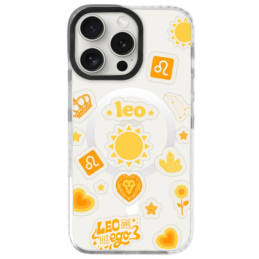 iPhone 16 Pro Max Aslan Burcu Sweet Rules Telefon Kılıfı - Beyaz