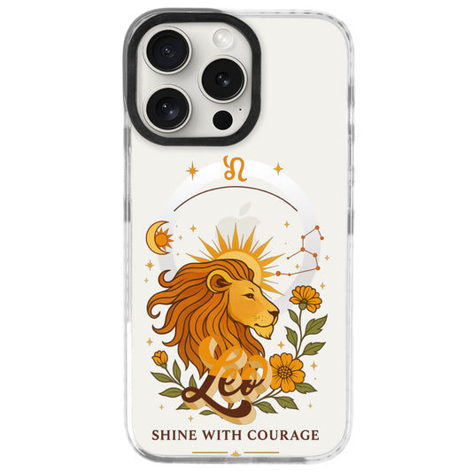 iPhone 16 Pro Max Aslan Burcu Way of Aries Telefon Kılıfı - Beyaz