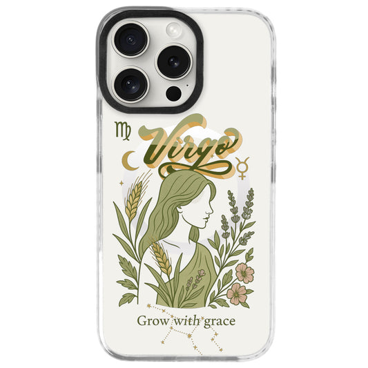 iPhone 16 Pro Max Başak Burcu Way of Aries Telefon Kılıfı - Beyaz