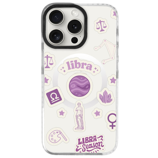 iPhone 16 Pro Max Terazi Burcu Sweet Rules Telefon Kılıfı - Beyaz