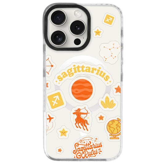 iPhone 16 Pro Max Yay Burcu Sweet Rules Telefon Kılıfı - Beyaz