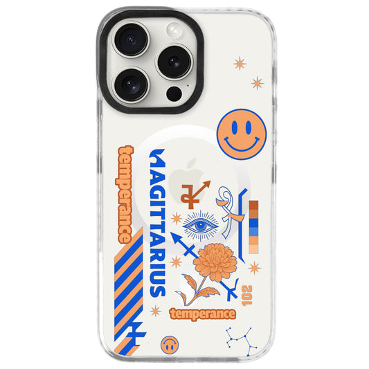 iPhone 16 Pro Max Yay Burcu The Emperor Telefon Kılıfı - Beyaz