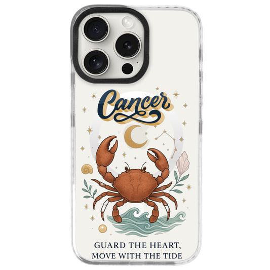 iPhone 16 Pro Max Yengeç Burcu Way of Aries Telefon Kılıfı - Beyaz