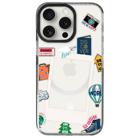 iPhone 16 Pro Max De Tour Polaroid Telefon Kılıfı