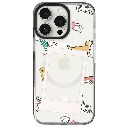 iPhone 16 Pro Max Sweet Dog Polaroid Telefon Kılıfı