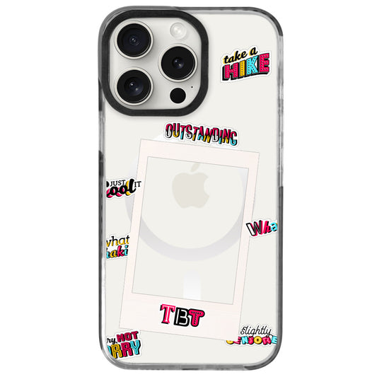 iPhone 16 Pro Max Take a Hike Polaroid Telefon Kılıfı