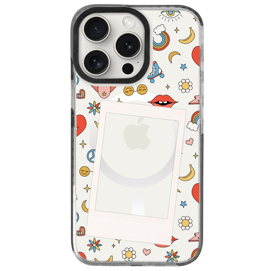 iPhone 16 Pro Max Sleep Eyes Polaroid Telefon Kılıfı