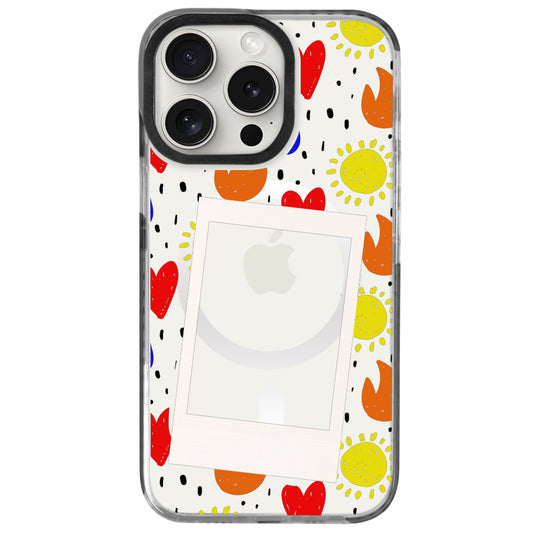 iPhone 16 Pro Max Hot Sun Polaroid Telefon Kılıfı