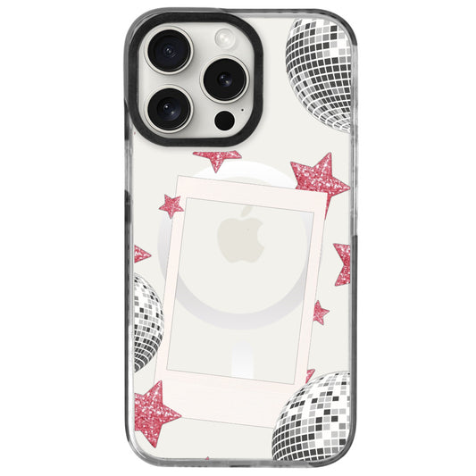 iPhone 16 Pro Max Disco Polaroid Telefon Kılıfı